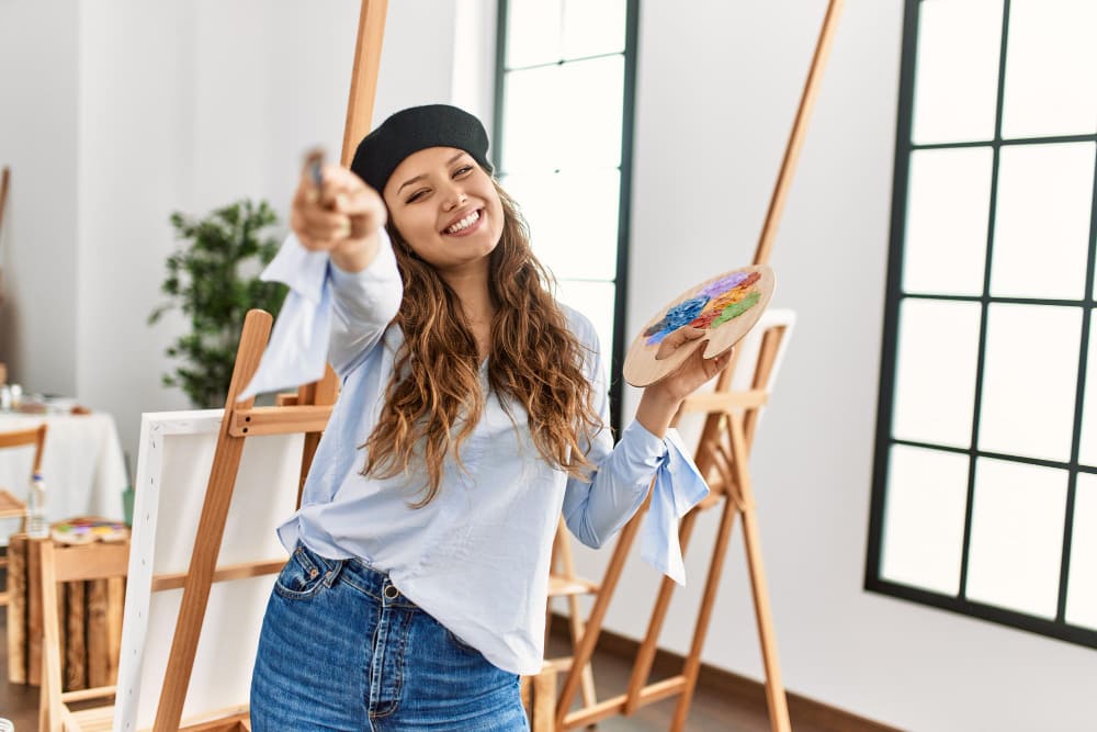 La pintura continúa siendo una de las formas de ocio más creativas